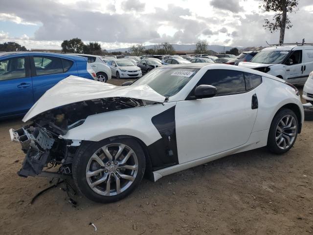 NISSAN 370Z BASE 2014 white  gas JN1AZ4EH7EM631976 photo #1