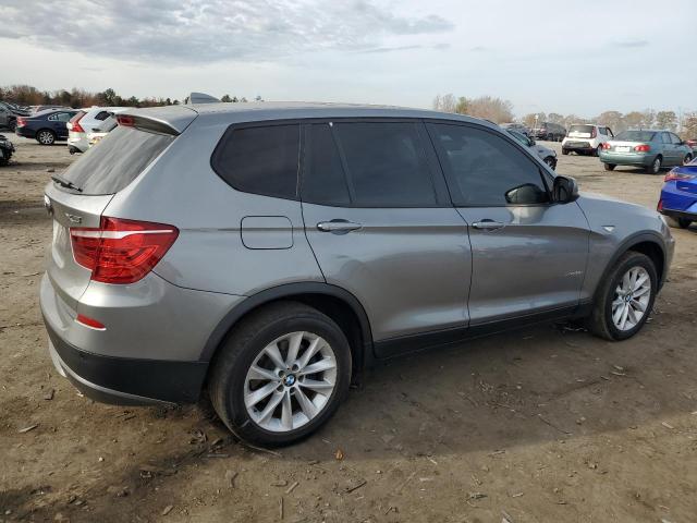 BMW X3 XDRIVE2 2013 gray 4dr spor gas 5UXWX9C54D0A23564 photo #4