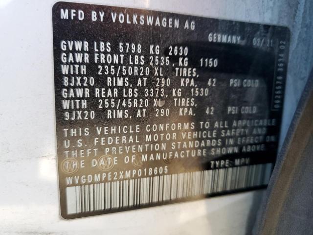 2021 VOLKSWAGEN ID.4 FIRST WVGDMPE2XMP018605