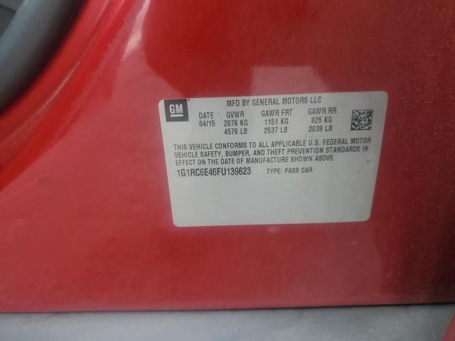 2015 CHEVROLET VOLT - 1G1RC6E46FU139623