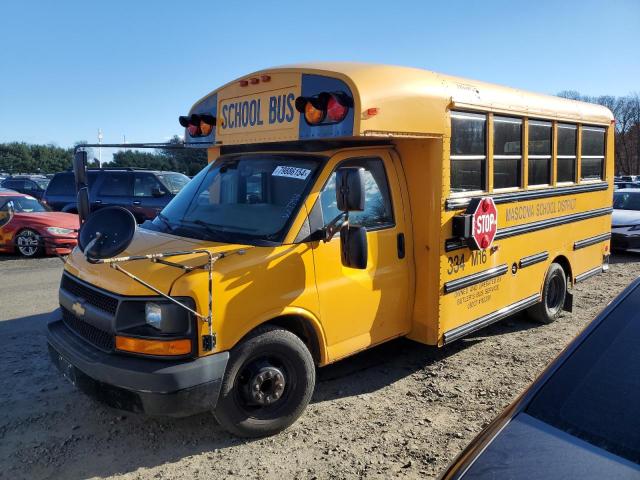 CHEVROLET EXPRESS G3 2016 yellow cutaway flexible fuel 1GB3GSBG0G1161066 photo #3