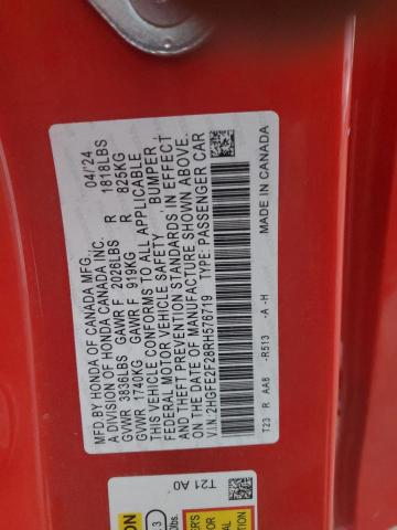 2024 HONDA CIVIC LX - 2HGFE2F28RH576719