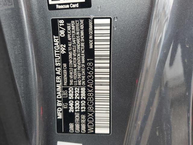 2019 MERCEDES-BENZ S 560 4MAT - WDDXJ8GB8KA036281