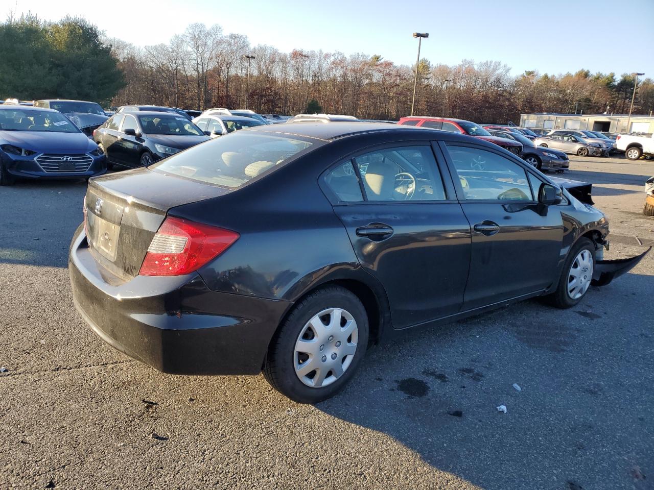 Lot #2993628248 2012 HONDA CIVIC LX