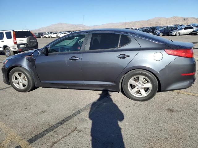 KIA OPTIMA LX 2015 gray sedan 4d gas KNAGM4A79F5637614 photo #3