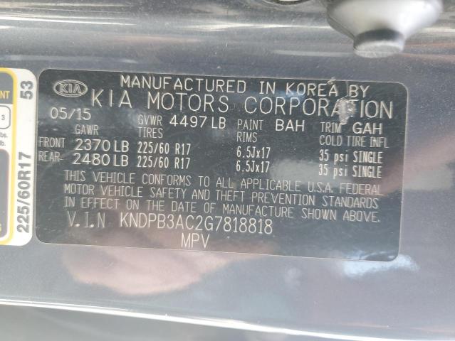 2016 KIA SPORTAGE L - KNDPB3AC2G7818818