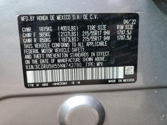 2022 HONDA HR-V EX - 3CZRU5H55NM742790
