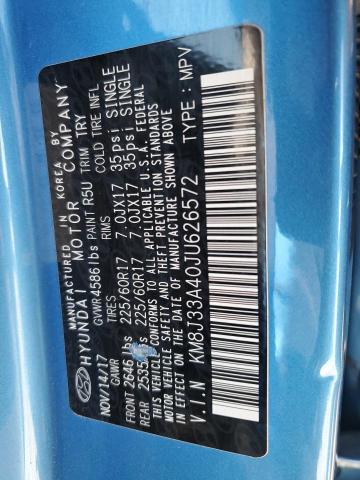 2018 HYUNDAI TUCSON SEL - KM8J33A40JU626572