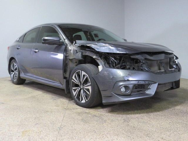 HONDA CIVIC EXL 2017 gray sedan 4d gas 2HGFC1F70HH645185 photo #1