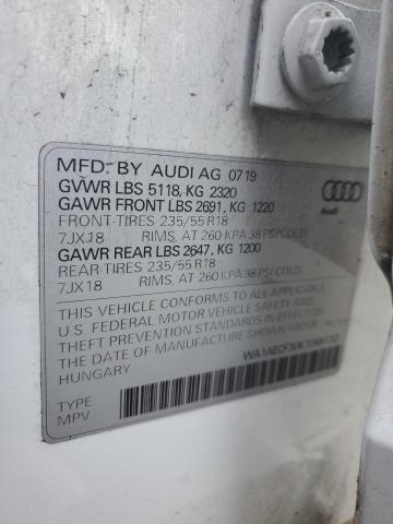 VIN WA1AECF30K1085132 2019 AUDI Q3 no.13