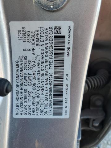 2021 HONDA CIVIC SPOR - 2HGFC2F85MH527240