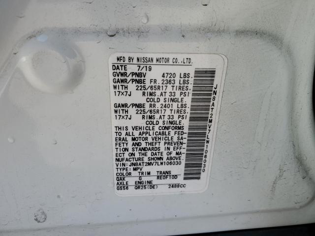 2020 NISSAN ROGUE S - JN8AT2MV7LW106030