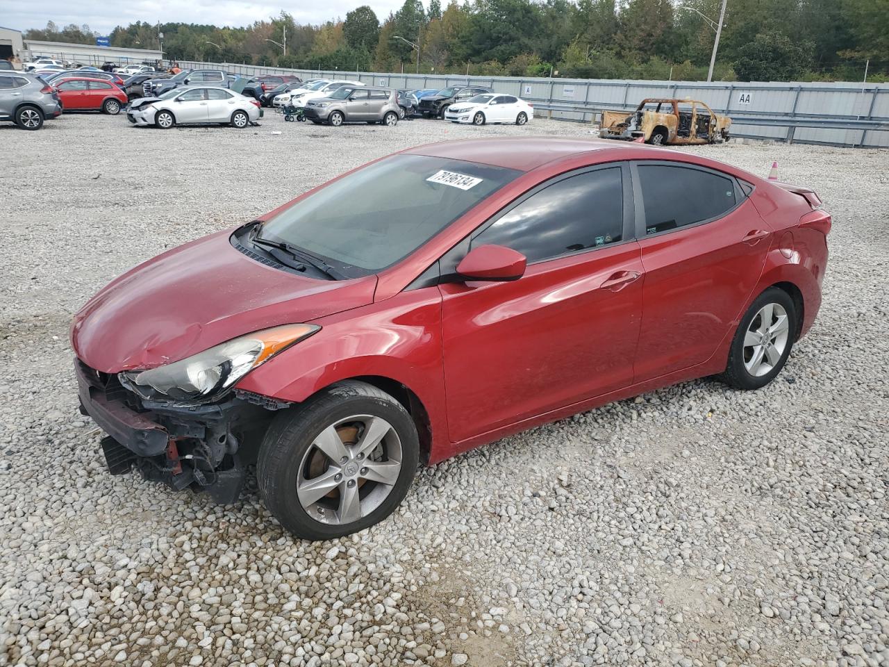 Lot #2972508966 2011 HYUNDAI ELANTRA GL