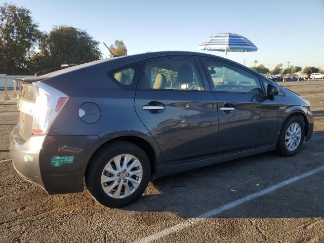 TOYOTA PRIUS PLUG 2012 gray hatchbac hybrid engine JTDKN3DP7C3022468 photo #4