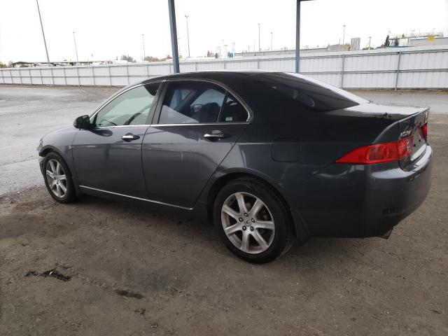 ACURA TSX 2004 charcoal  gas JH4CL96864C013733 photo #3