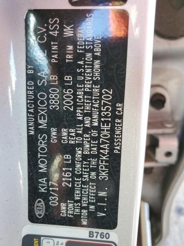 2017 KIA FORTE LX - 3KPFK4A70HE135702