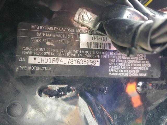 2008 HARLEY-DAVIDSON FLHT 1HD1FV4178Y695298
