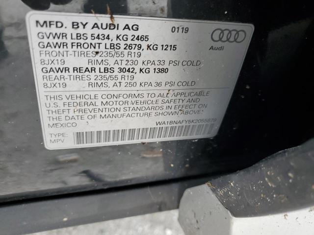 VIN WA1BNAFY5K2055879 2019 AUDI Q5 no.14