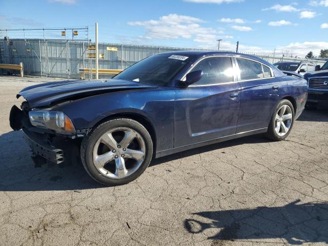 DODGE CHARGER SE 2014 blue sedan 4d flexible fuel 2C3CDXBG0EH360414 photo #1