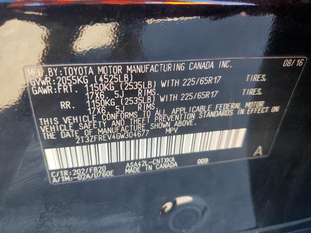 2016 TOYOTA RAV4 LE - 2T3ZFREV4GW304677