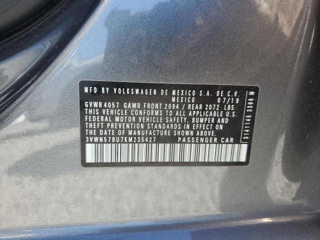 2019 VOLKSWAGEN JETTA S - 3VWN57BU7KM235427