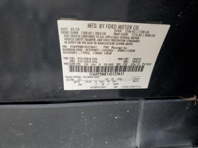2018 FORD TAURUS POL - 1FAHP2MK1JG123651
