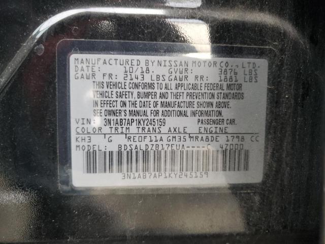 2019 NISSAN SENTRA S - 3N1AB7AP1KY245159