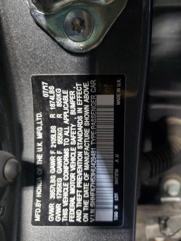 2017 HONDA CIVIC EX - SHHFK7H53HU429481