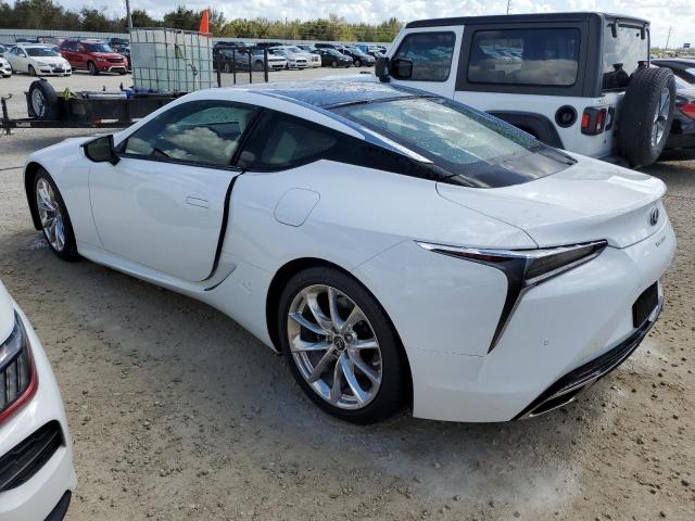 LEXUS LC 500 2020 white  gas JTHEP5AYXLA008039 photo #3