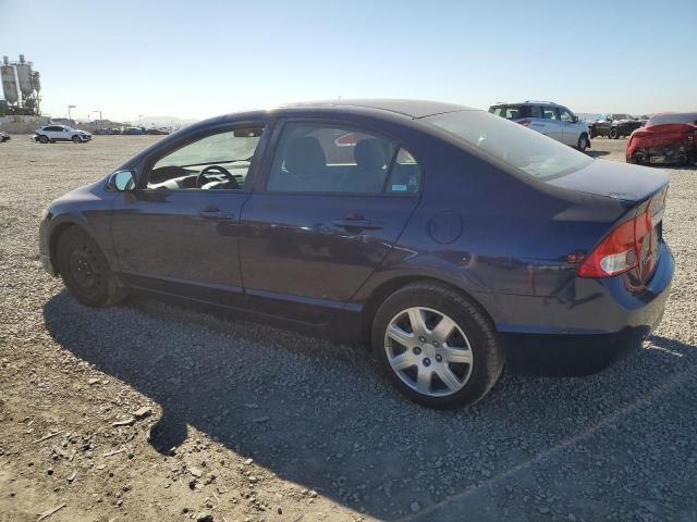 HONDA CIVIC LX 2009 blue  gas 2HGFA16599H504847 photo #3