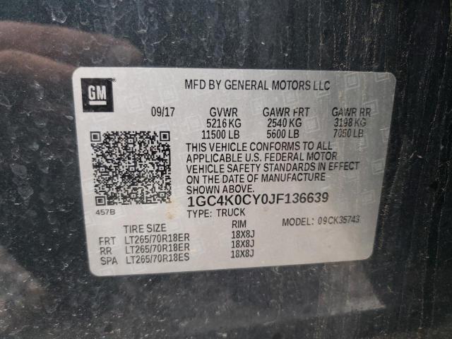 2018 CHEVROLET 3500 HD - 1GC4K0CY0JF136639