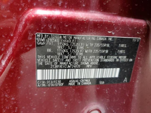 2018 TOYOTA RAV4 ADVEN - 2T3RFREV2JW724820