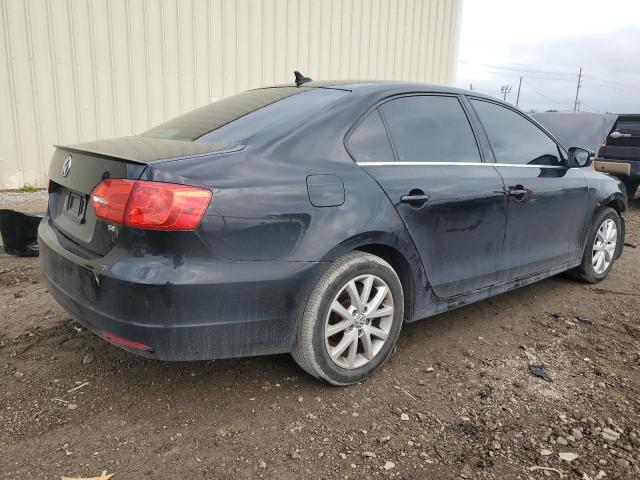 VOLKSWAGEN JETTA SE 2014 black  gas 3VWD17AJ8EM433078 photo #4