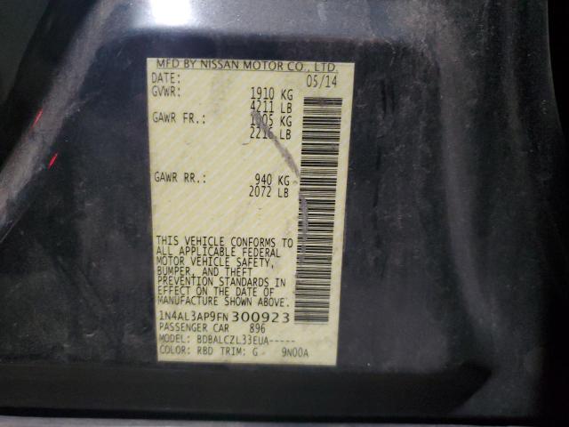 2015 NISSAN ALTIMA 2.5 - 1N4AL3AP9FN300923