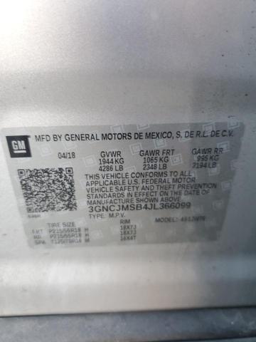 2018 CHEVROLET TRAX PREMI 3GNCJMSB4JL366099