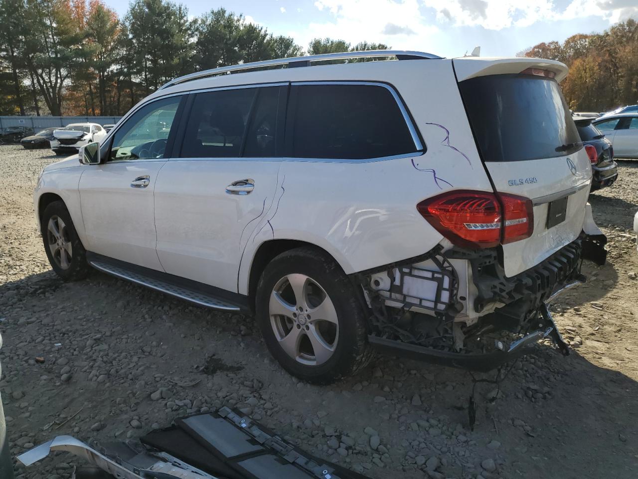 Lot #3024922354 2017 MERCEDES-BENZ GLS 450 4M