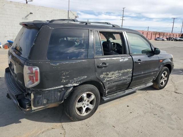 HONDA PILOT EXL 2007 black 4dr spor gas 5FNYF187X7B015724 photo #4