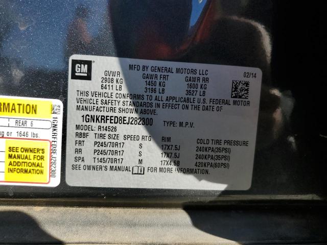 VIN 1GNKRFED8EJ282300 2014 Chevrolet Traverse, LS no.13