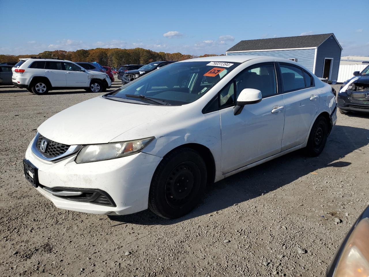 Lot #3028428255 2013 HONDA CIVIC LX