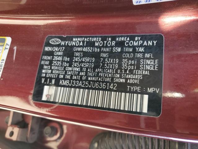 2018 HYUNDAI TUCSON VAL - KM8J33A25JU636142