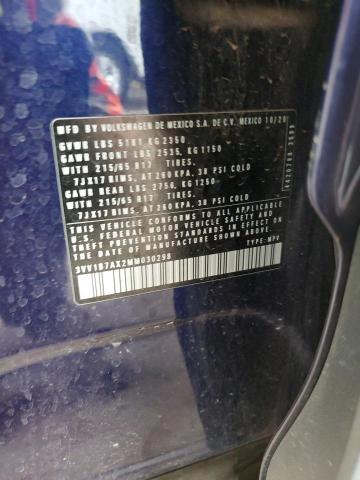 2021 VOLKSWAGEN TIGUAN S - 3VV1B7AX2MM030298