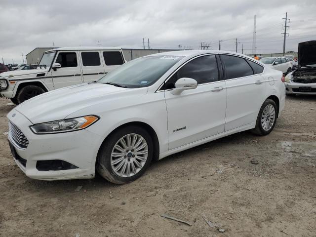 FORD FUSION SE 2013 white  hybrid engine 3FA6P0LU2DR226718 photo #1