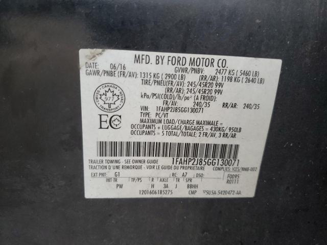 2016 FORD TAURUS LIM - 1FAHP2J85GG130071