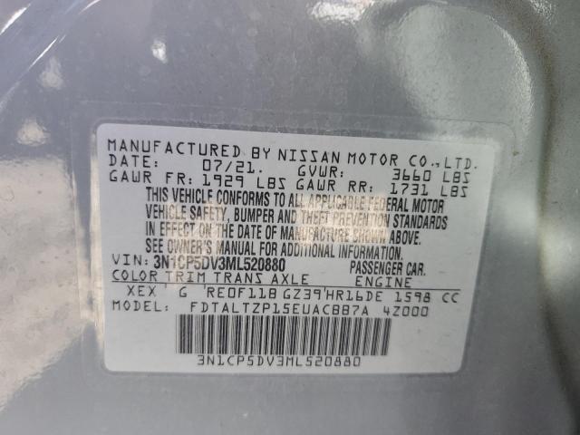 2021 NISSAN KICKS SR - 3N1CP5DV3ML520880