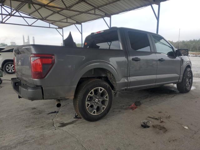 FORD F150 STX 2024 charcoal  gas 1FTEW2KP8RKE37496 photo #4