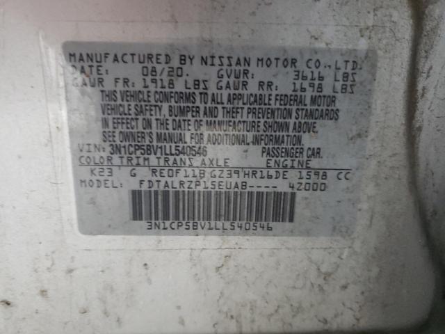 2020 NISSAN KICKS S - 3N1CP5BV1LL540546