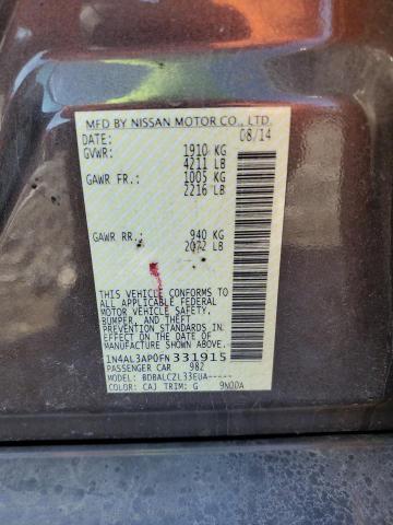 2015 NISSAN ALTIMA 2.5 - 1N4AL3AP0FN331915