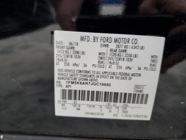 2018 FORD EXPLORER P - 1FM5K8AR7JGC18890