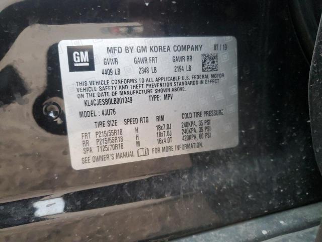 2020 BUICK ENCORE PRE - KL4CJESB0LB001349