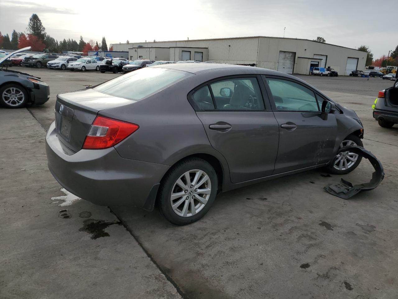 Lot #2977224167 2012 HONDA CIVIC EXL